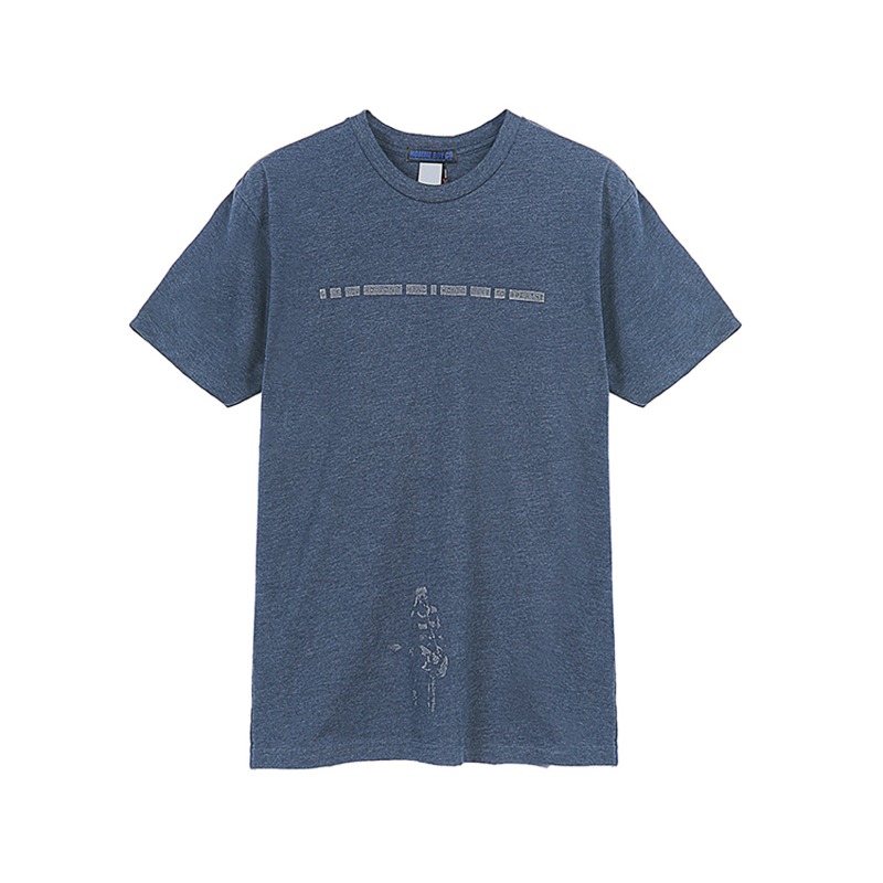 [HOMME BOY CO : 옴므보이] Tee. 10 - &#039;Breath&#039; t-shirt heather blue