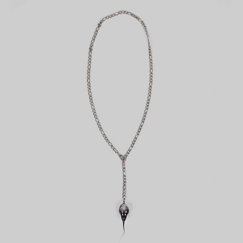 [OTTOLINGER : 오토링거] Pearl necklace drop black