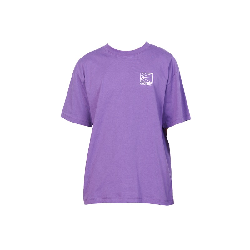[RASSVET : 라스벳] RASSVET logo artwork t-shirt purple