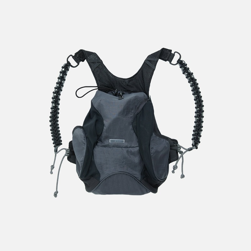 [AE SYNCTX : 에이시넥틱스] DISTORED BACKPACK BLACK