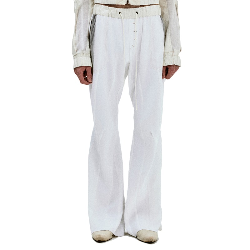 [CARNET ARCHIVE : 카르넷 아카이브] MOULD[B] TRACK TROUSERS / CREAM WHITE