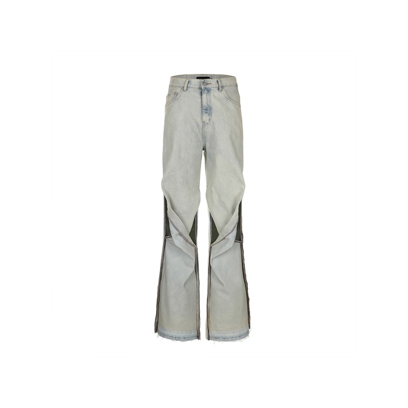 [SURGERY : 써저리] surgery front twisted pants &#039;cream&#039;