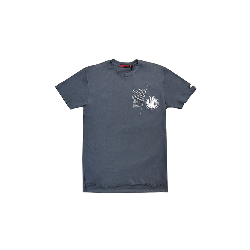 [HOMME BOY CO : 옴므보이] Tee. 20B “Bloom” hand distressed t-shirt charcoal