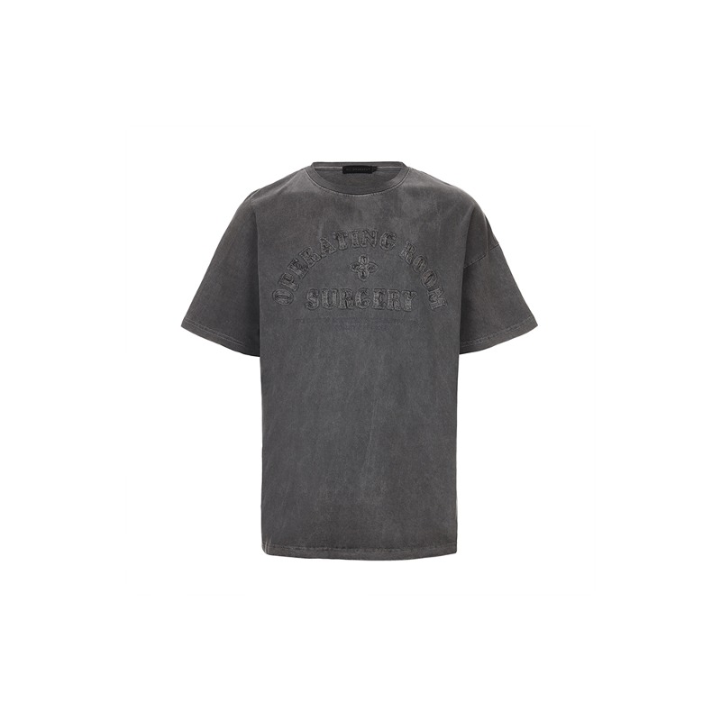[SURGERY : 써저리] surgery operating room patch t-shirt &#039;charcoal&#039;