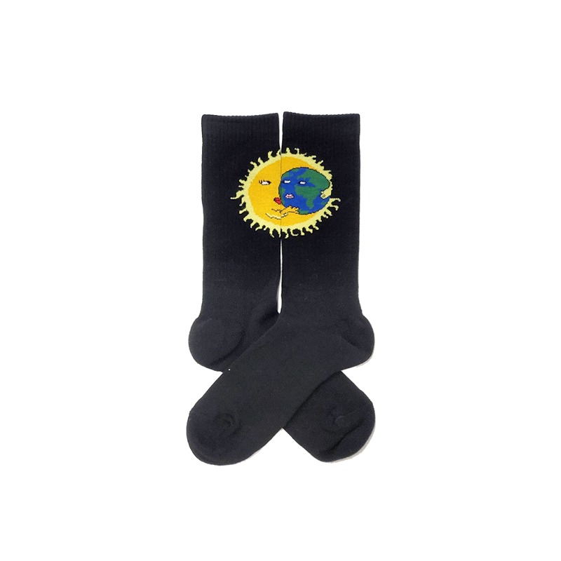 [SKY HIGH FARMS : 스카이 하이 팜] MOON EARTH Artwork jacquard socks