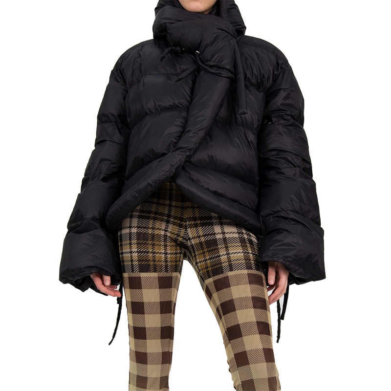 [OTTOLINGER : 오토링거] THERMORE ECODOWN hooded puffer jacket black