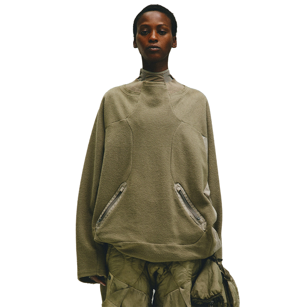 [HAMCUS : 햄커스] RONIN / SENTRY PULLOVER KHAKI