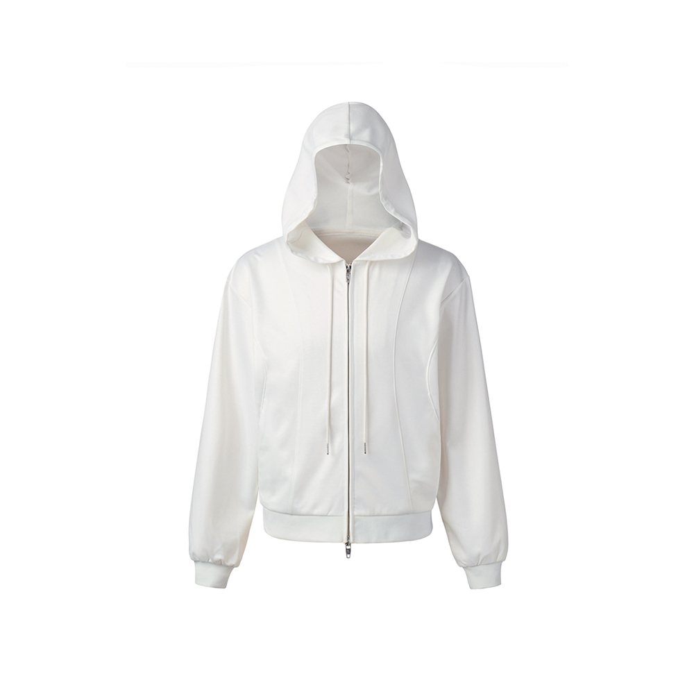 [ANOTHER YOUTH : 어나더유스] 004-23 athleisure zip-up hoodie - white