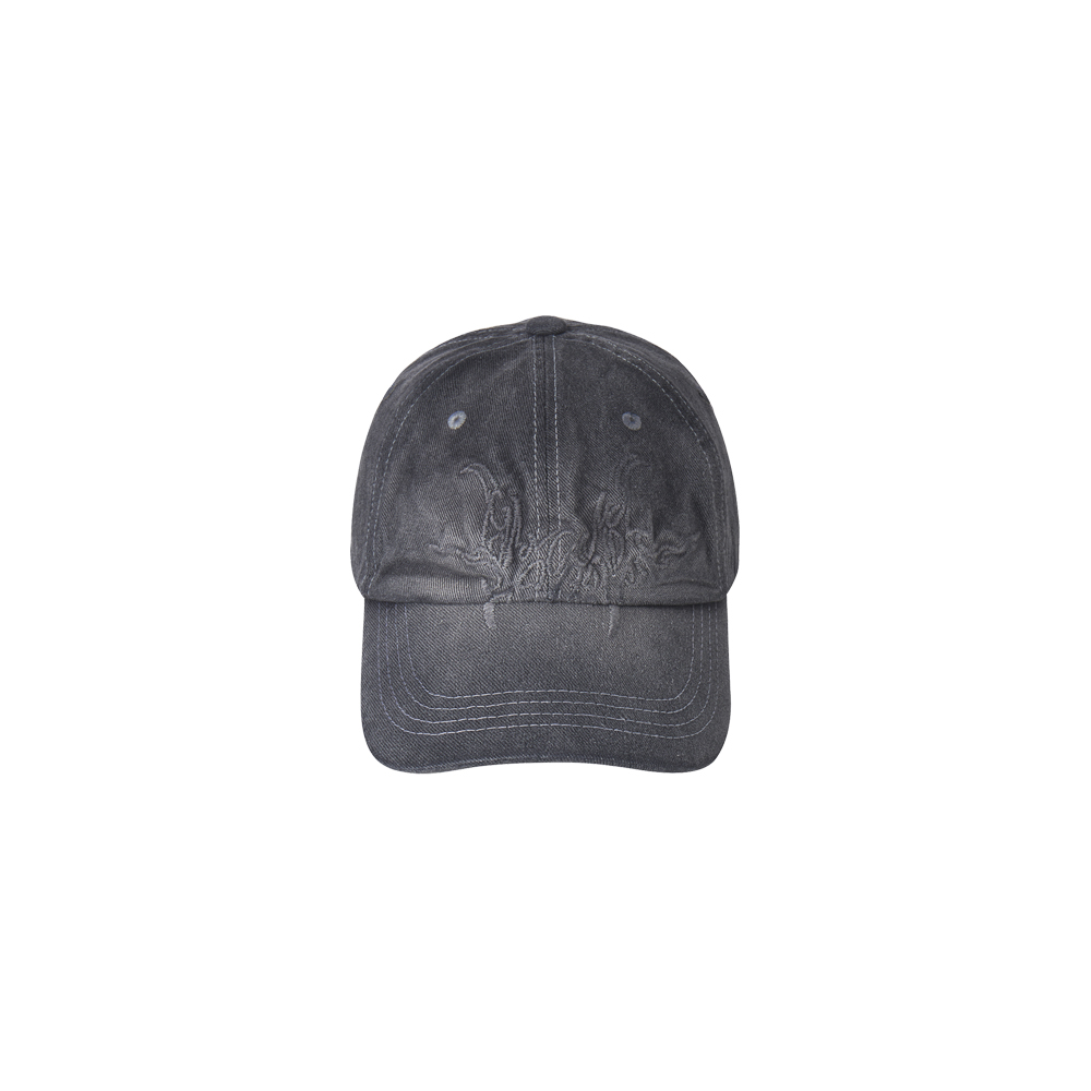 [ANOTHER YOUTH : 어나더유스] OVERDYED BALL CAP WASHED BLACK