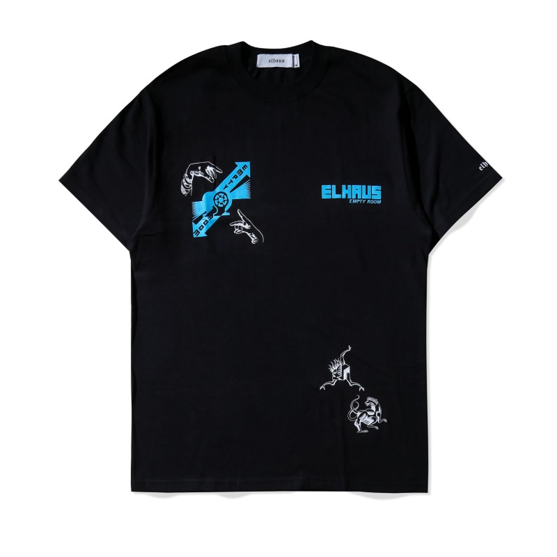 [elhaus : 엘하우스] Window T-shirt Black