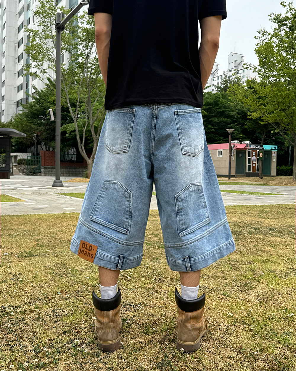 【SCENERITY】Uni Old Jean Bermuda Pants Uni Old Jean Bermuda Pants - SCENERITY