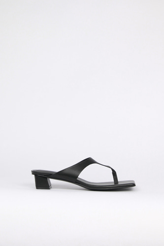 Mila Sandals Leather Blackblanc sur blanc blanc sur blanc 블랑수블랑 디자이너 슈즈