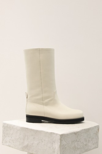Noah Mid Boots Creamblanc sur blanc blanc sur blanc 블랑수블랑 디자이너 슈즈