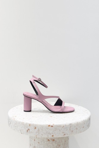 Brook Sandals Leather Pinkblanc sur blanc blanc sur blanc 블랑수블랑 디자이너 슈즈