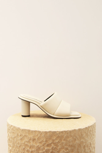 Laila Sandals Leather Ivoryblanc sur blanc blanc sur blanc 블랑수블랑 디자이너 슈즈