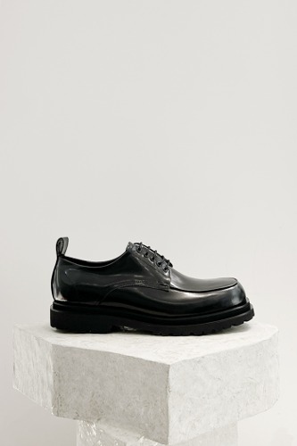 Rafael Leather Lace-up Shoes Blackblanc sur blanc blanc sur blanc 블랑수블랑 디자이너 슈즈