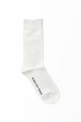 Cotton Blend Socks Off - Whiteblanc sur blanc blanc sur blanc 블랑수블랑 디자이너 슈즈