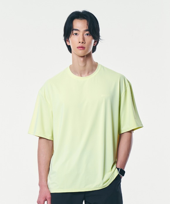 밸롭몰 밸롭 쿨 드라이 시그니처 루즈핏 티셔츠 레몬(남녀공용), ballop