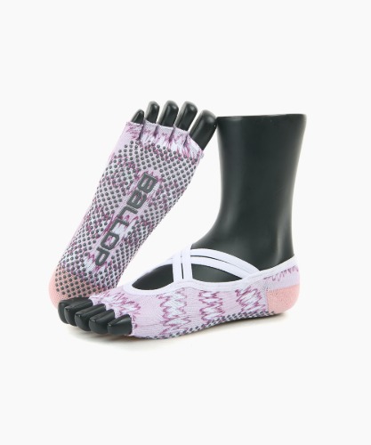 Jessica Yoga Jam Socks [Pink]