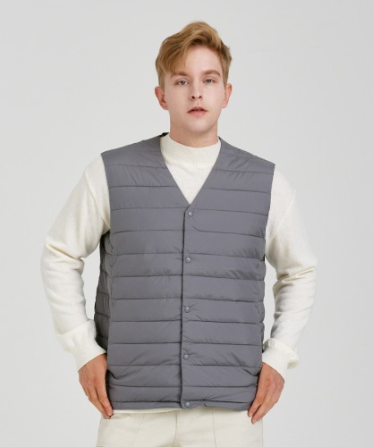 Lightweight Padded Vest [Gray]