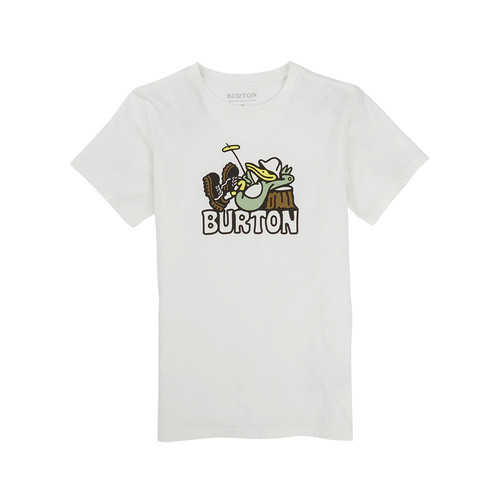 밸롭몰 BURTON 어린이 바이저 반팔 티셔츠 Stout White BTIM0380, ballop