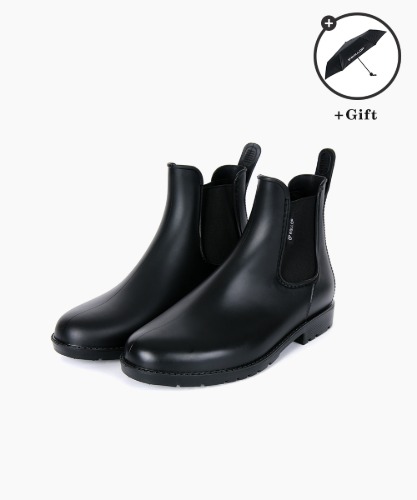 Ballop Ankle Rain Boots [Black]