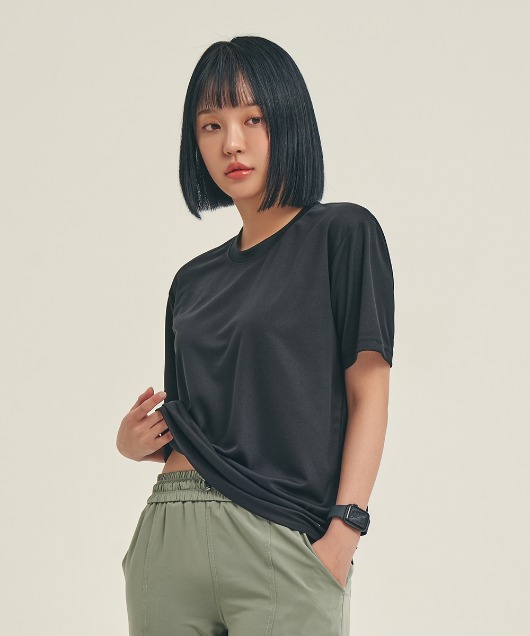 Air Fresh Short Sleeve T-Shirt [Black]
