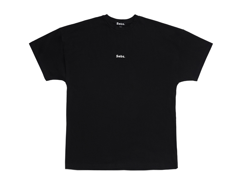 [셉스]Sebs Small Logo Half Sleeve T-Shirts│Black