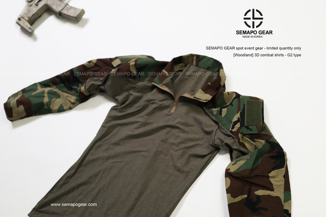 Event Sale [Woodland] 3D combat uniform shirts (M81. Gen2)