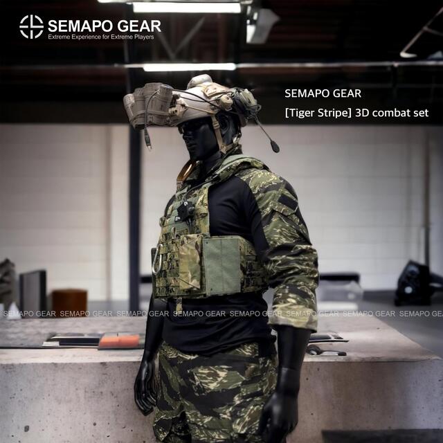 Tiger Stripe] 3D combat uniform SET - SEMAPO GEAR