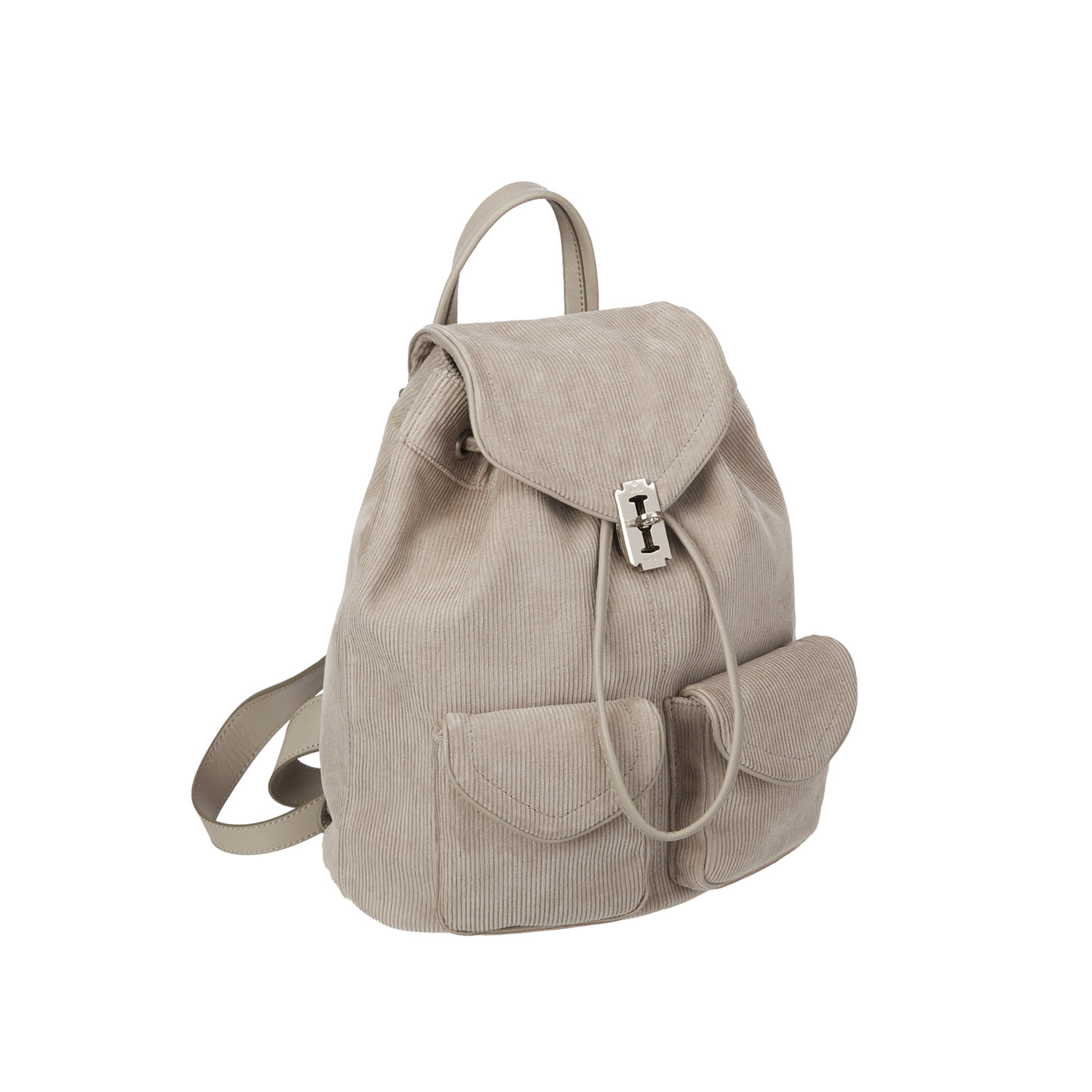 Occam Doux Double Pocket Corduroy Backpack M (오캄 두 더블 포켓