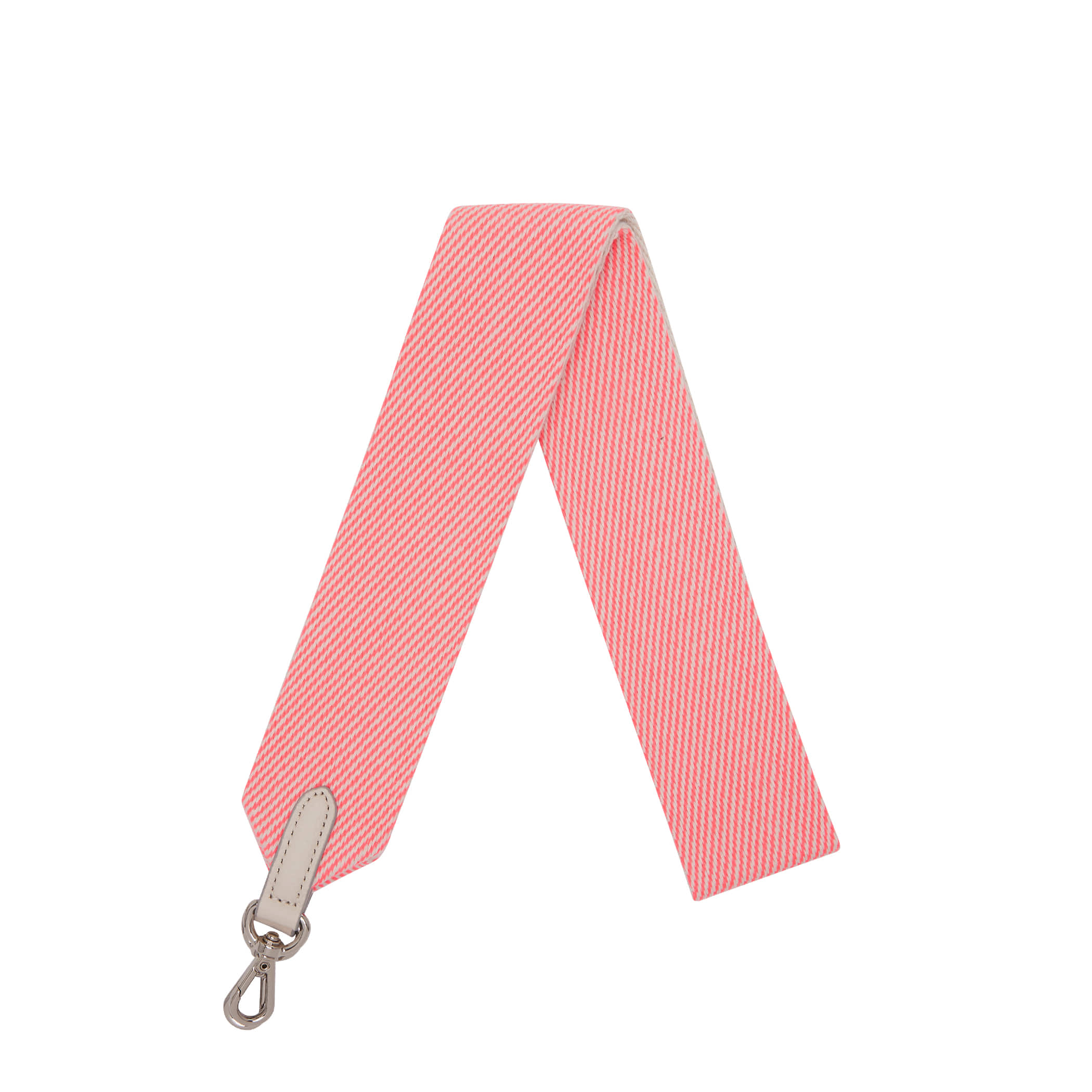 Shoulder Webbing Strap (50mm)Stripe _ Neon pink