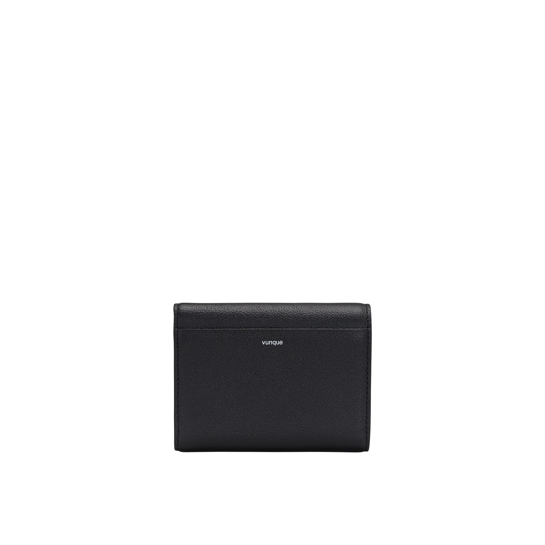 Perfec Folded Medium Wallet (퍼펙 3단 중지갑) Black