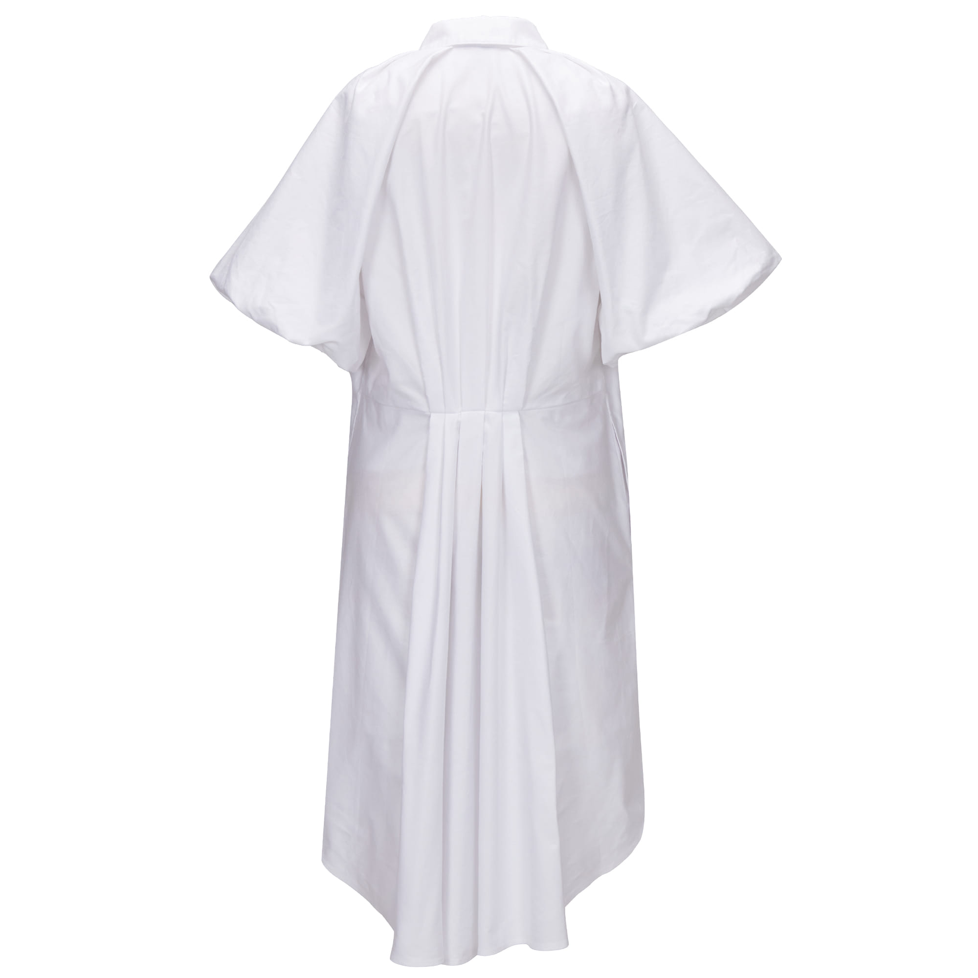 Bud Bubble Sleeved Dress (버드 버블 슬리브 드레스) White
