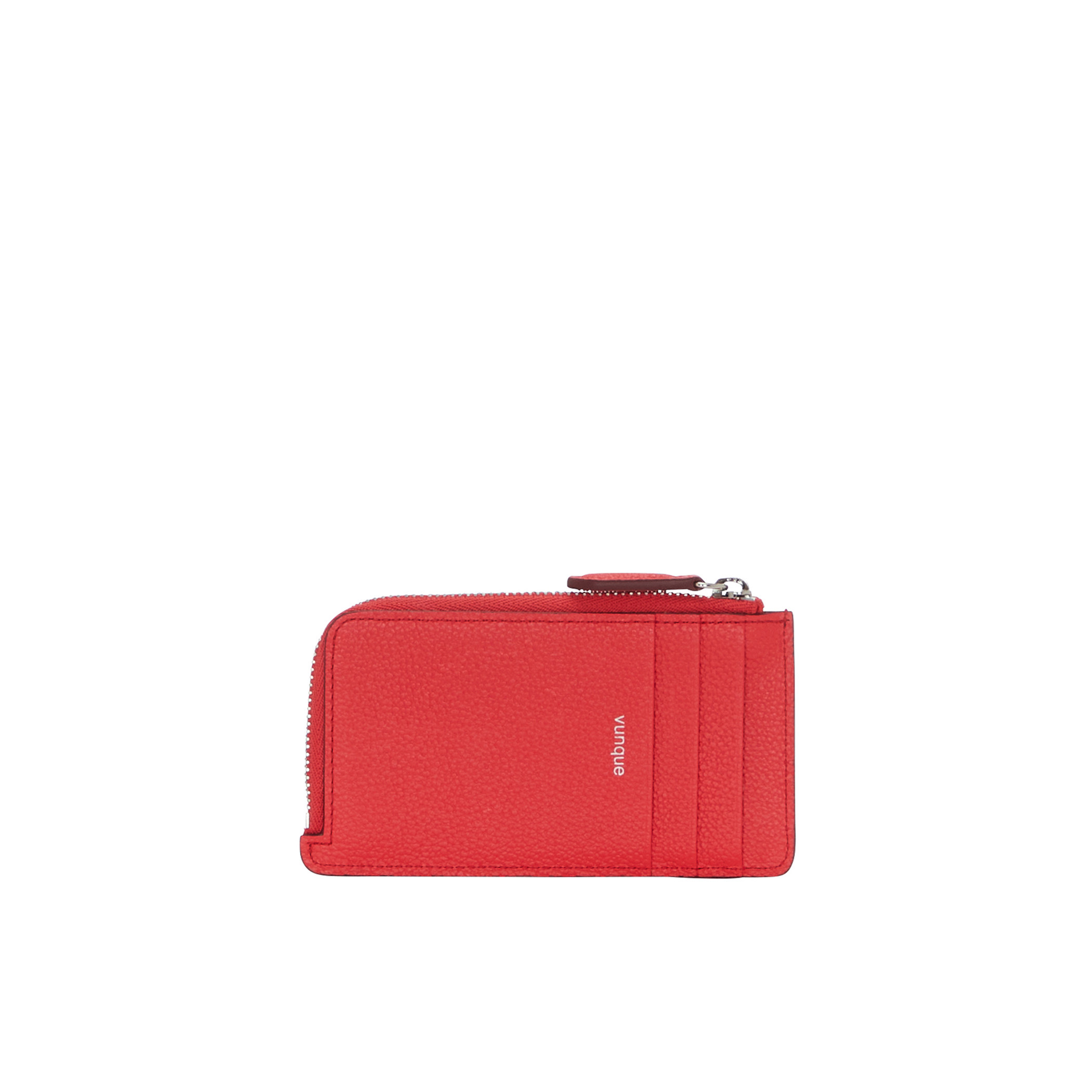 Magpie Zipper Card Wallet (맥파이 지퍼 카드지갑) Sunset Red