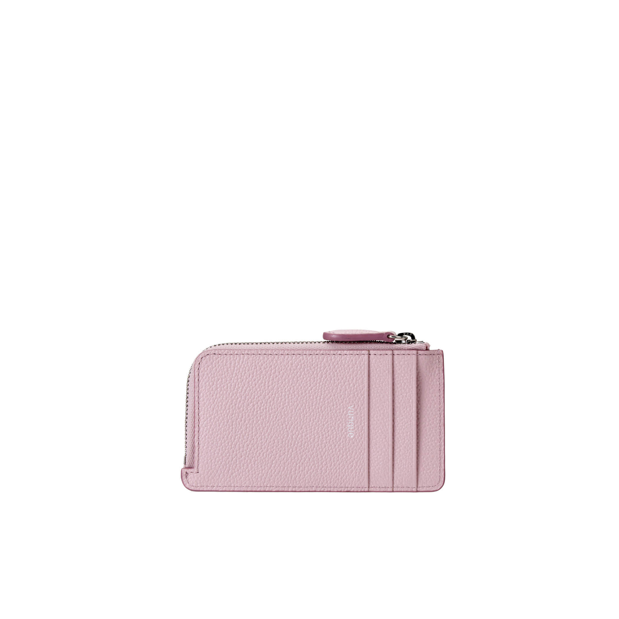 Magpie Zipper Card Wallet (맥파이 지퍼 카드지갑) Pale Pink