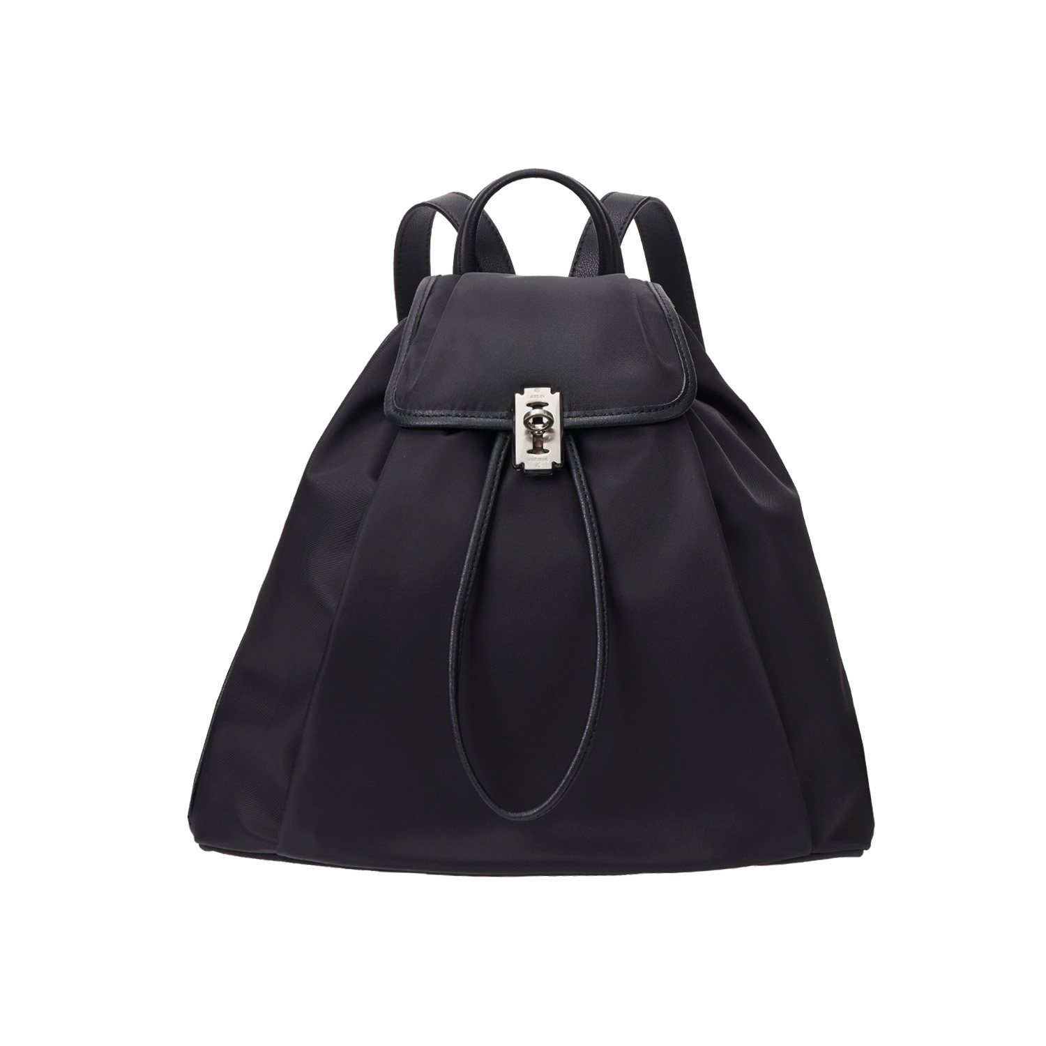 Hey Pintuck Leather Backpack M Black - vunque(분크)
