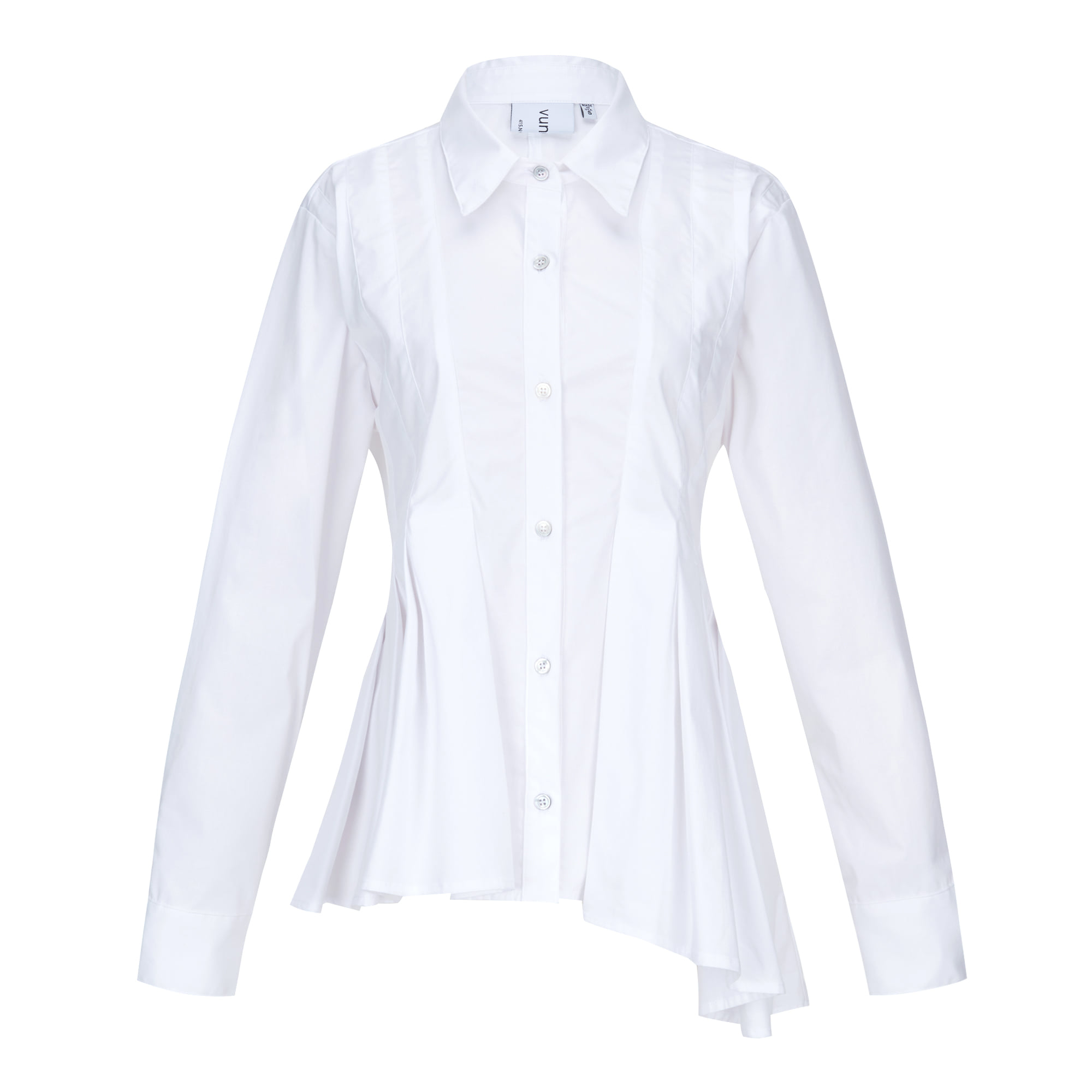 Ola pleats shirt (올라 플리츠 셔츠) White