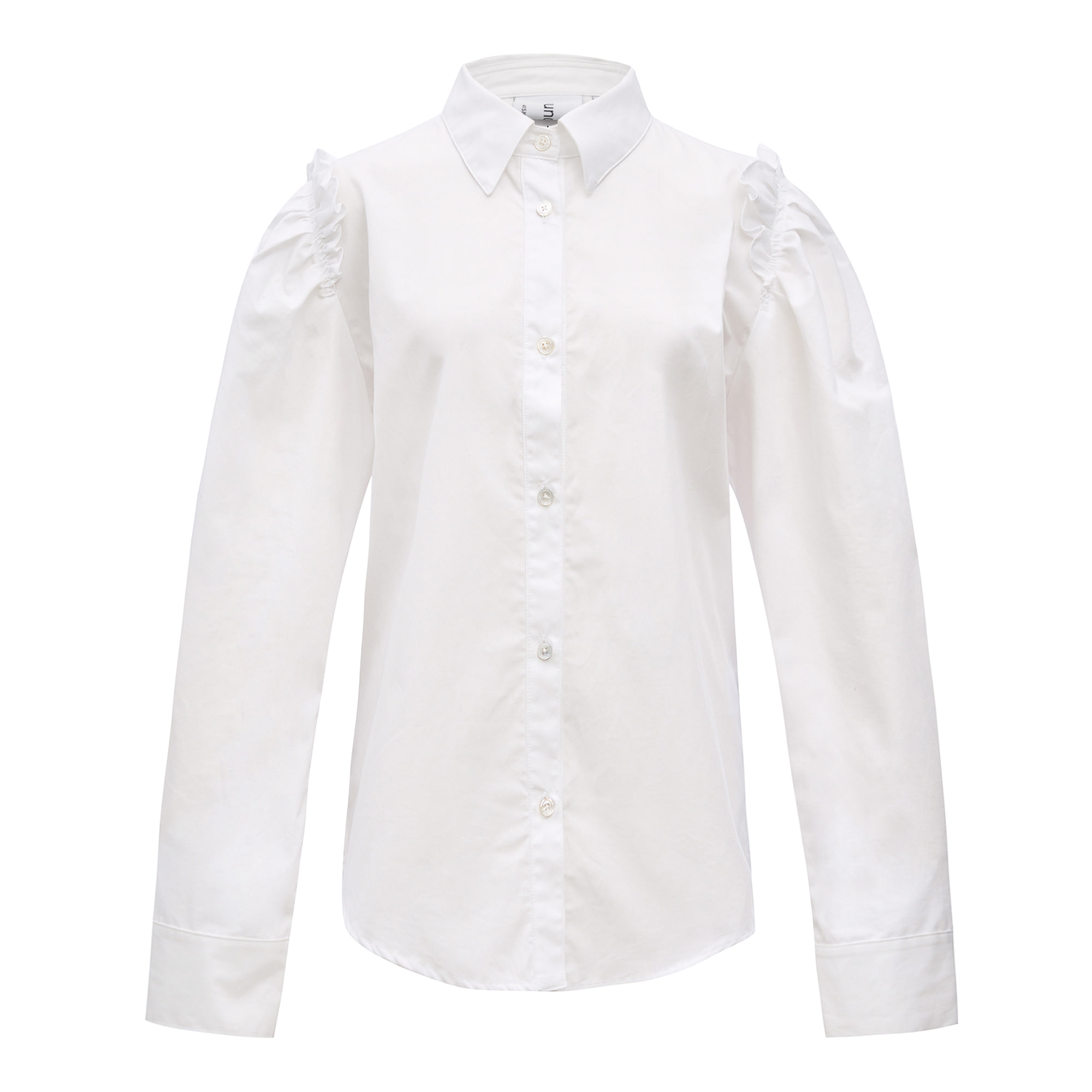 Humming frill shirt(허밍 프릴 셔츠) White