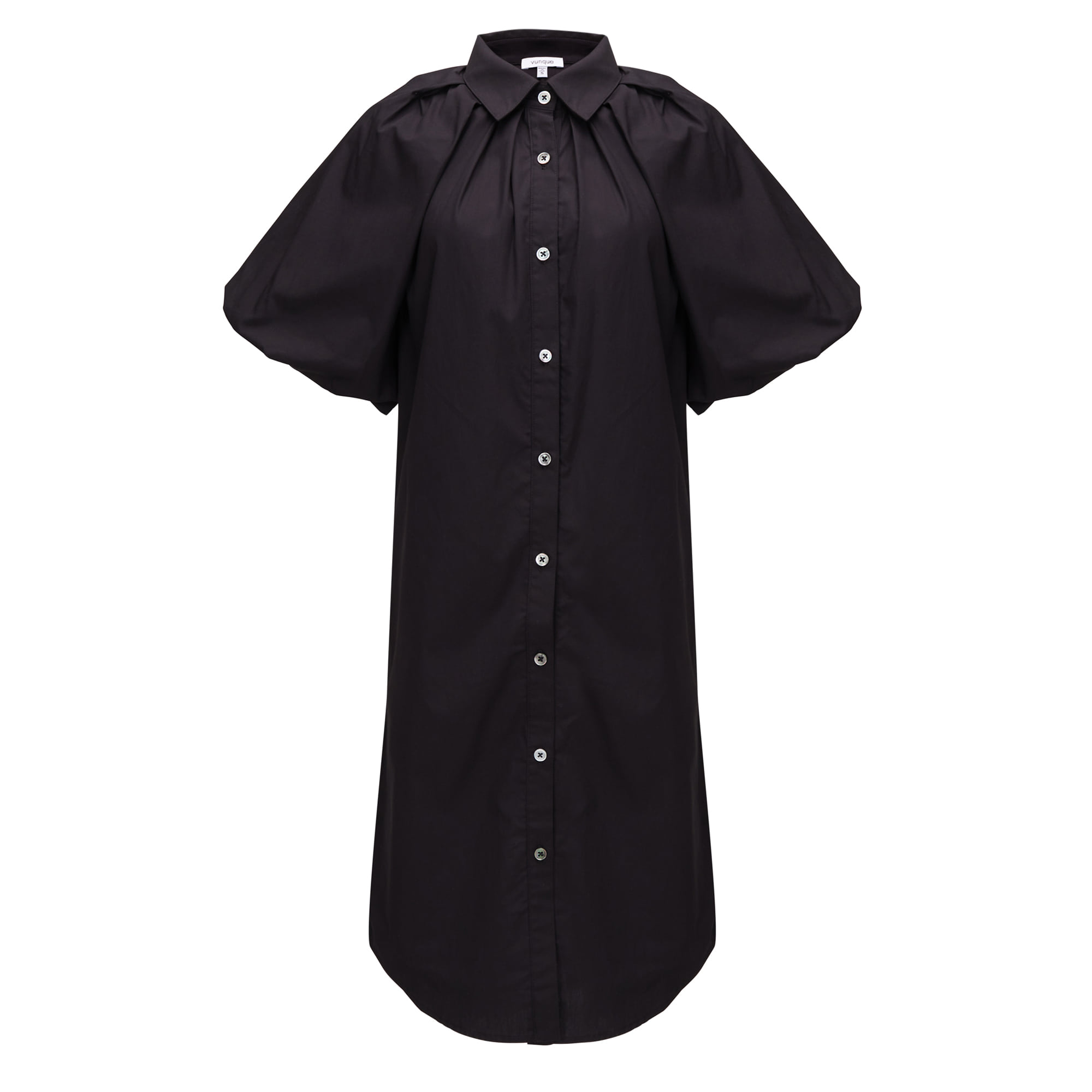 Bud Bubble Sleeved Dress (버드 버블 슬리브 드레스) Black