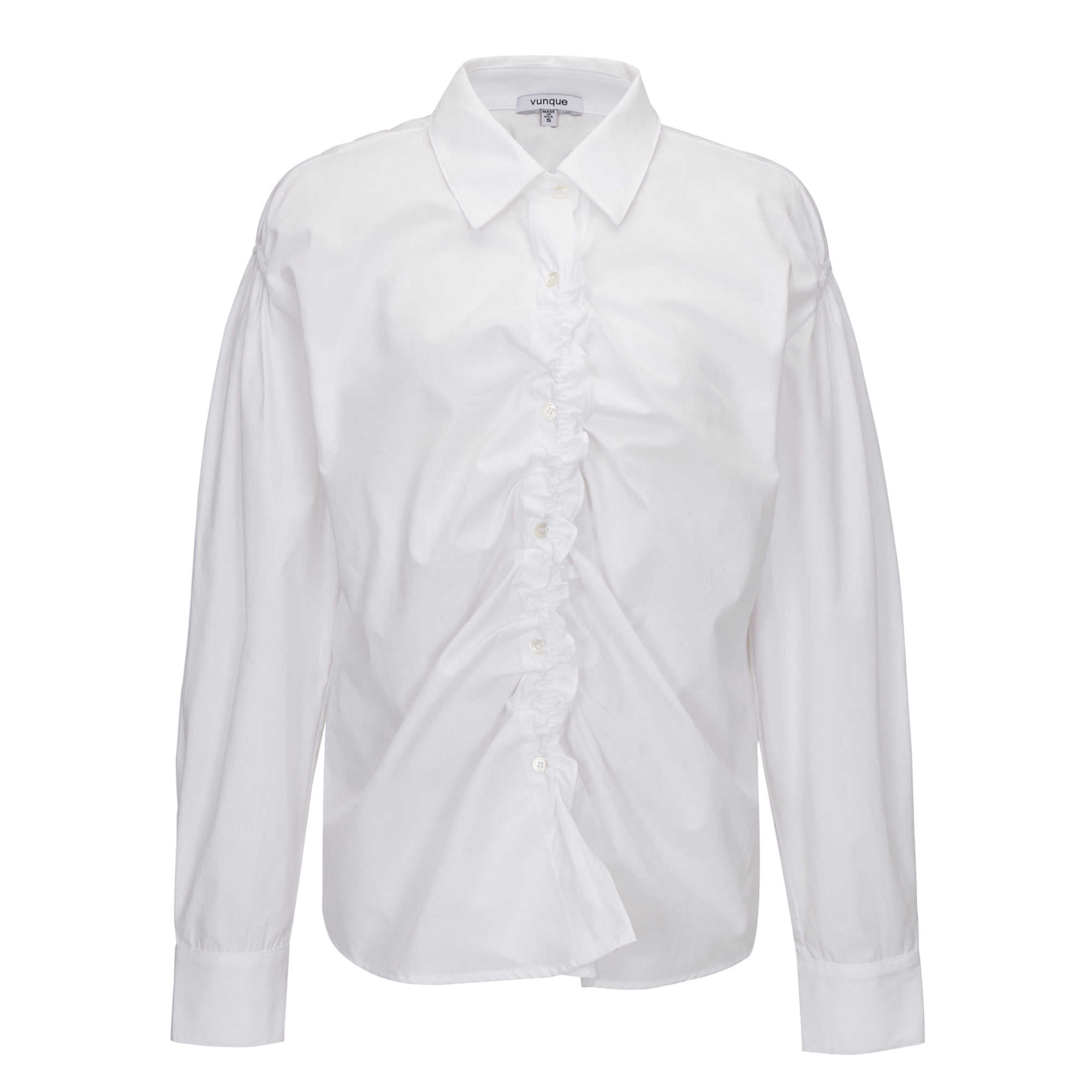 Humming Scrunch Shirt (허밍 스크런치 셔츠) White