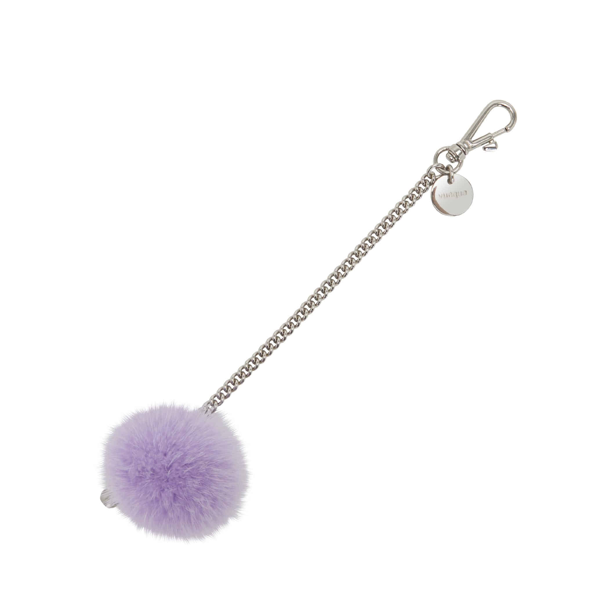 Tiny Pompom Bullet Chain (타이니 폼폼 불렛 체인) Purple