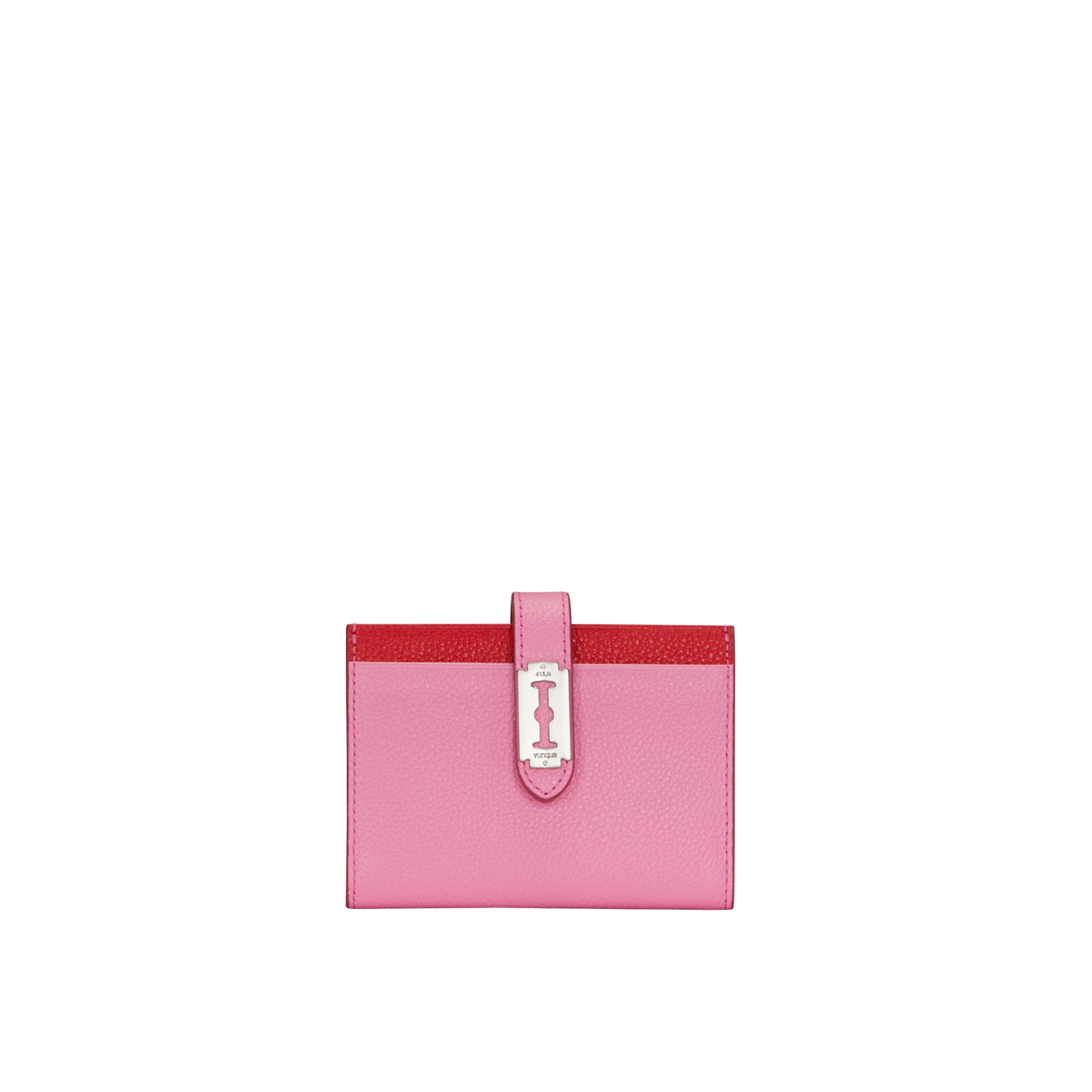 [아울렛] Magpie Colorblock Card Wallet (맥파이 컬러블록 카드지갑) Love Pink