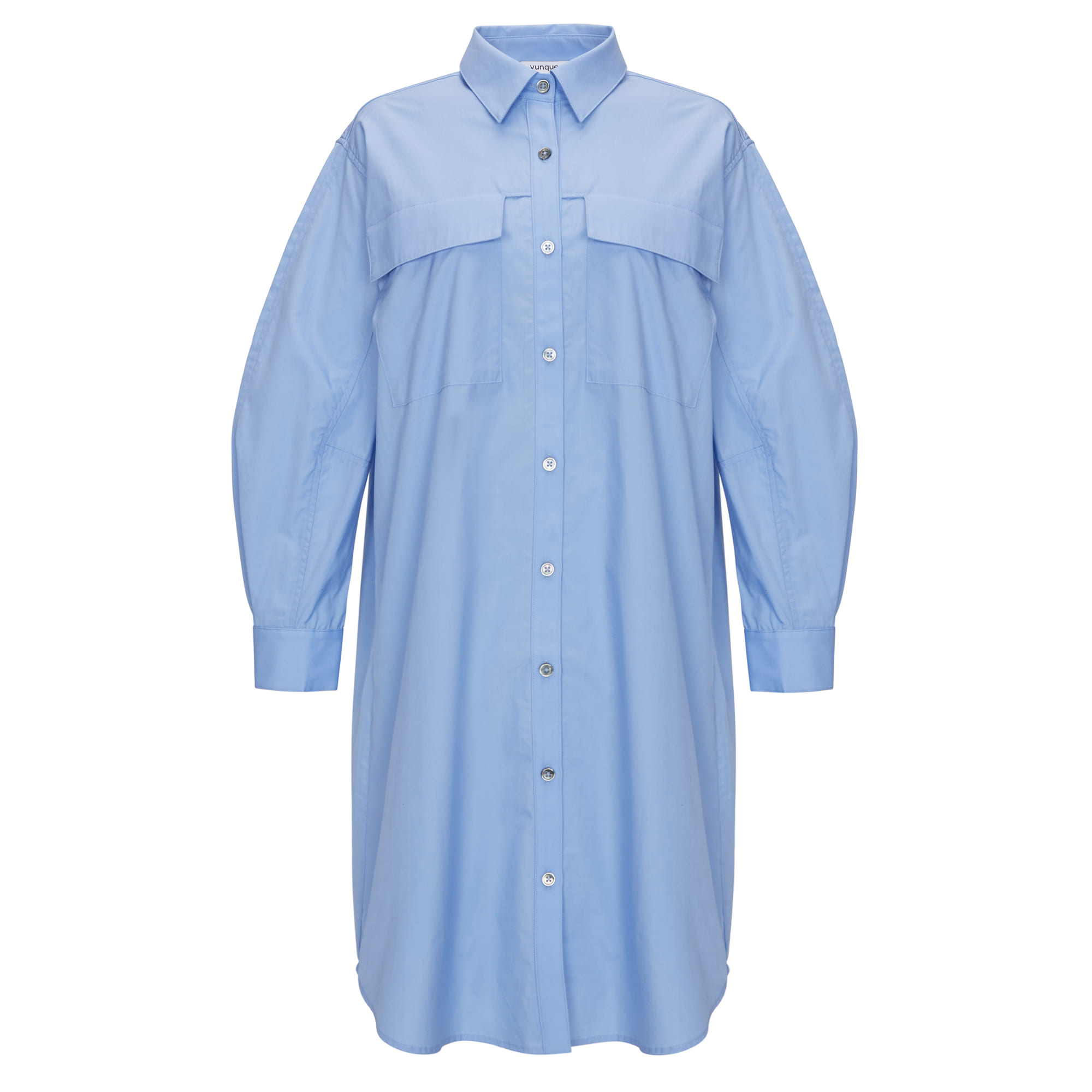 Bud Shirt Dress (버드 셔츠 드레스) Blue