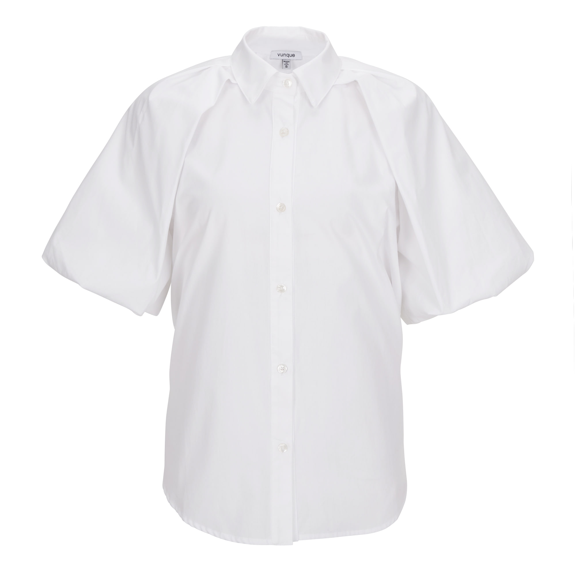 [아울렛] Bud Bubble Short-Sleeved Shirt (버드 버블 숏 슬리브 셔츠) White