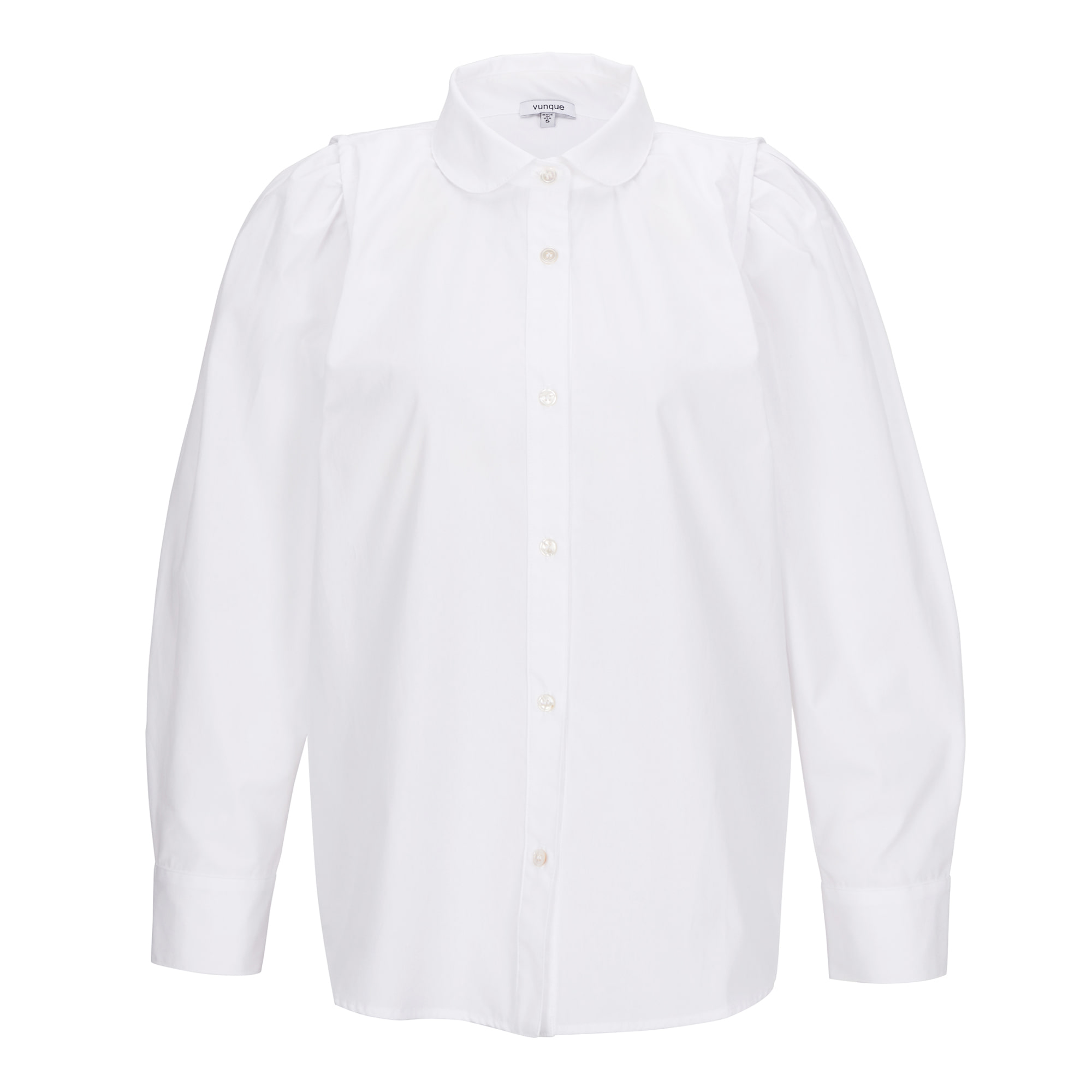 [아울렛] Humming double shoulder shirt (허밍 더블 숄더 셔츠) White