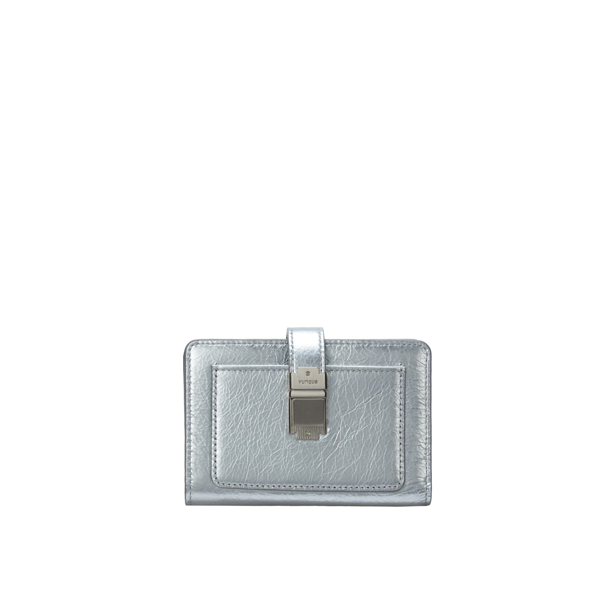 Perfec Fold Half Wallet (퍼펙 폴드 반지갑) Silver