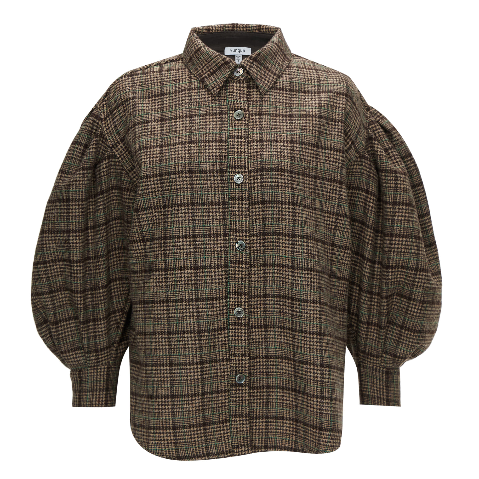 [아울렛] Bud Puff Warm Shirt (버드 퍼프 웜 셔츠) Brown