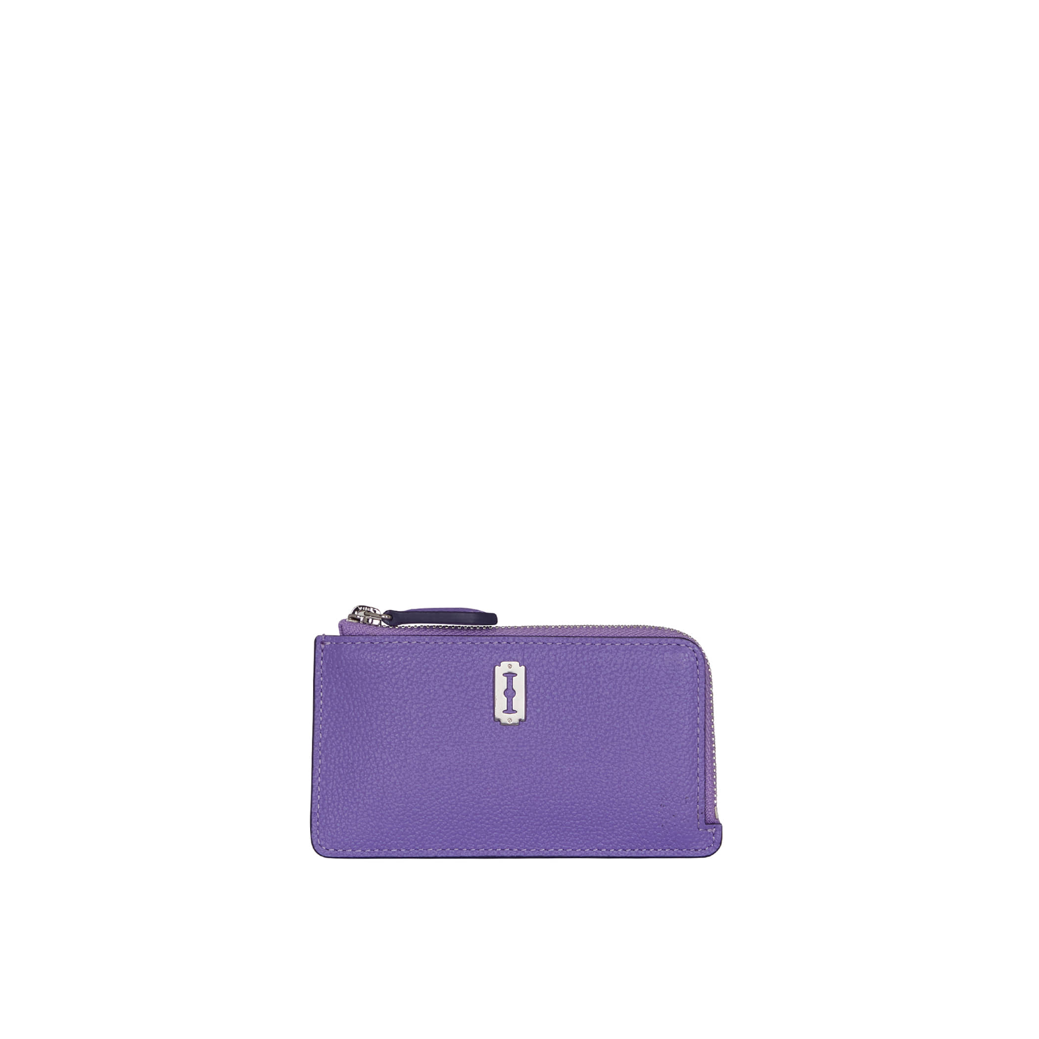 Magpie Zipper Card Wallet (맥파이 지퍼 카드지갑) Galaxy purple