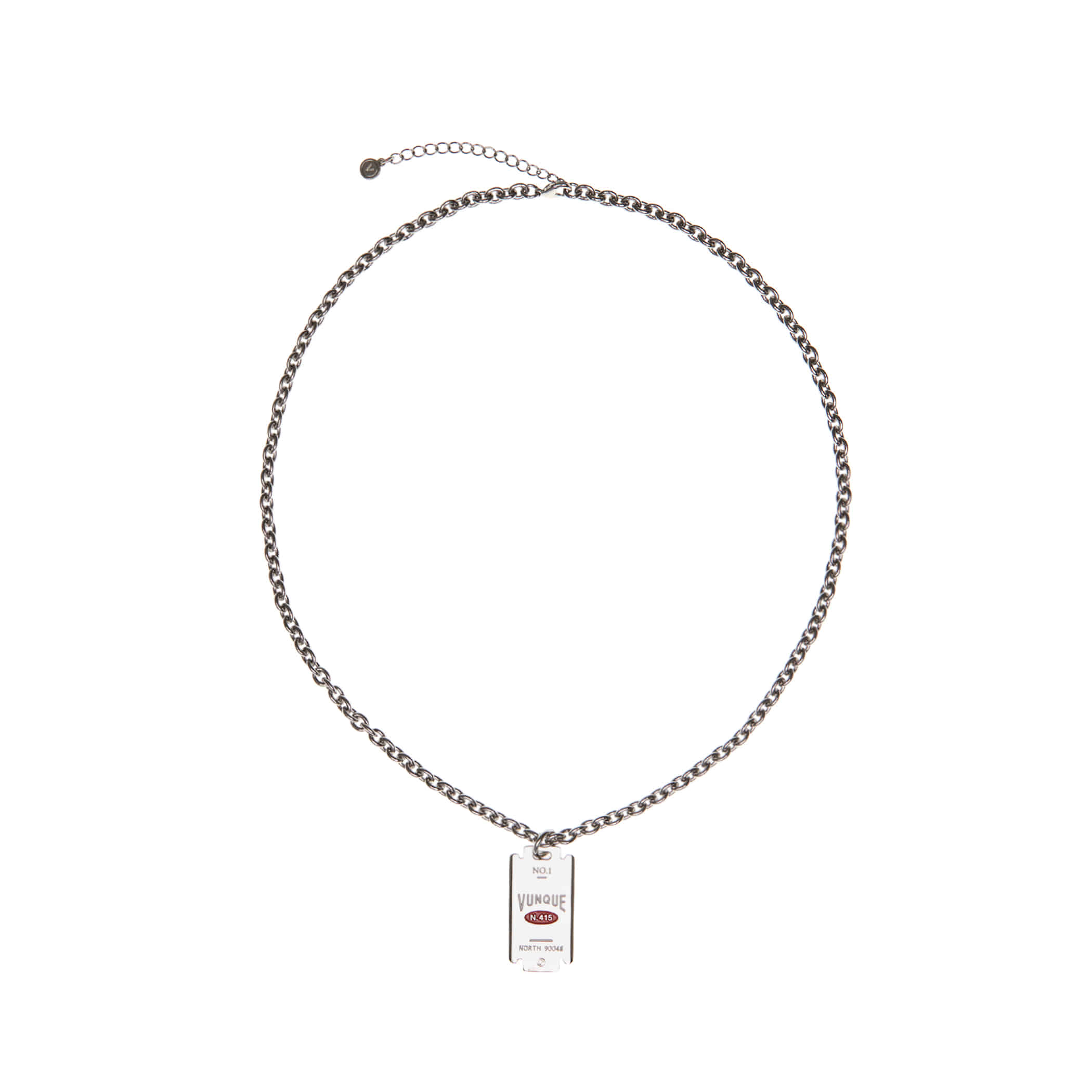 Meaning Out(M.O) Razor Chain Necklace (M.O 레이저 체인 네크리스) Red